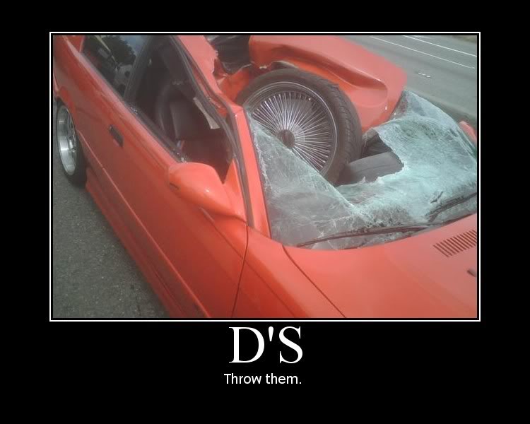 Motivational Posters / Demotivational Posters FAIL picture d's throw them throw some d's on it