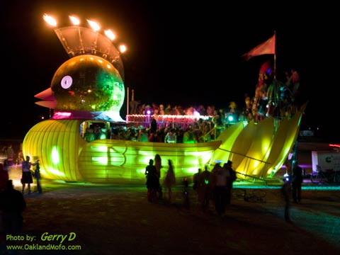 Burning Man 2008 Art Car Giant Yellow Duck