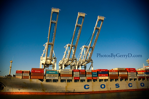 Cosco Ship Port of Oakland