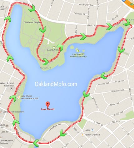 lake merritt bike path