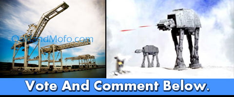 port oakland cranes atat walkers star wars