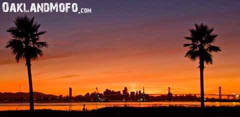 san francisco skyline from port of oakland