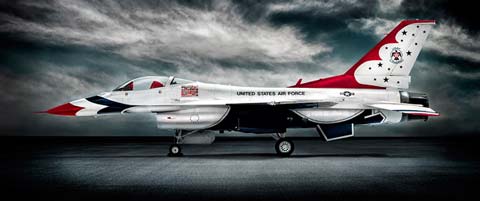 f16 thunderbirds air show