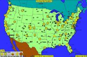west coast radiation map