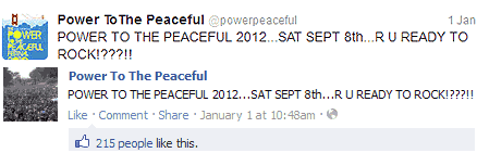 power to the peaceful dates