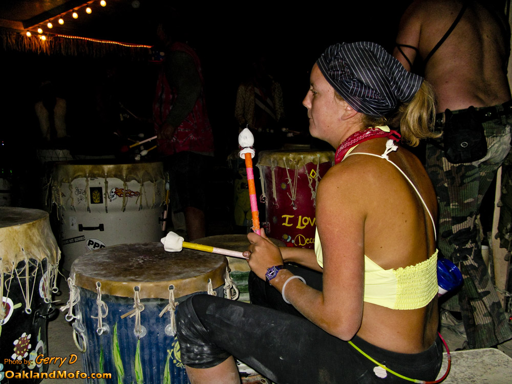 Drum Circle Camp Burning Man 2009