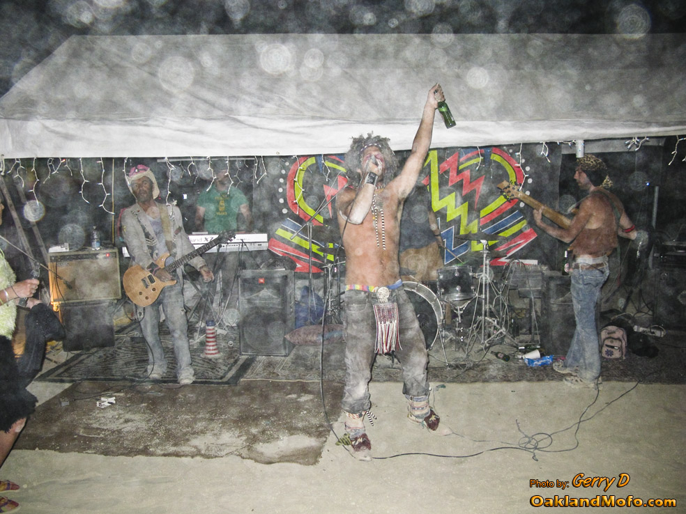 Rockin Out at Burning Man Live Esplanade