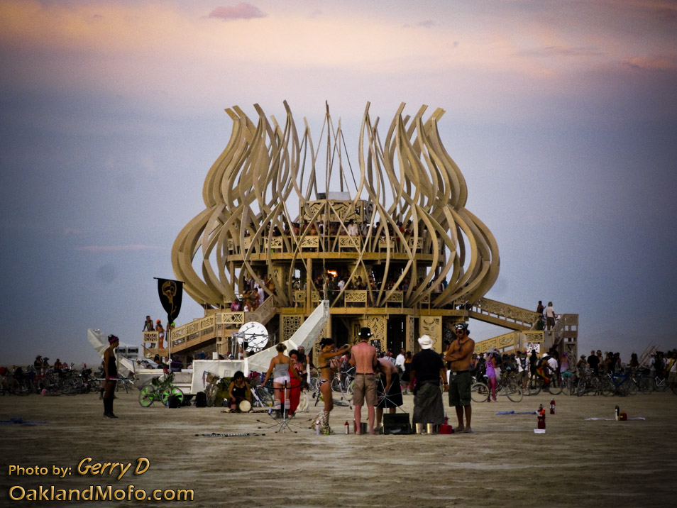 The Temple Burning Man 2009