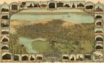 oakland wall map